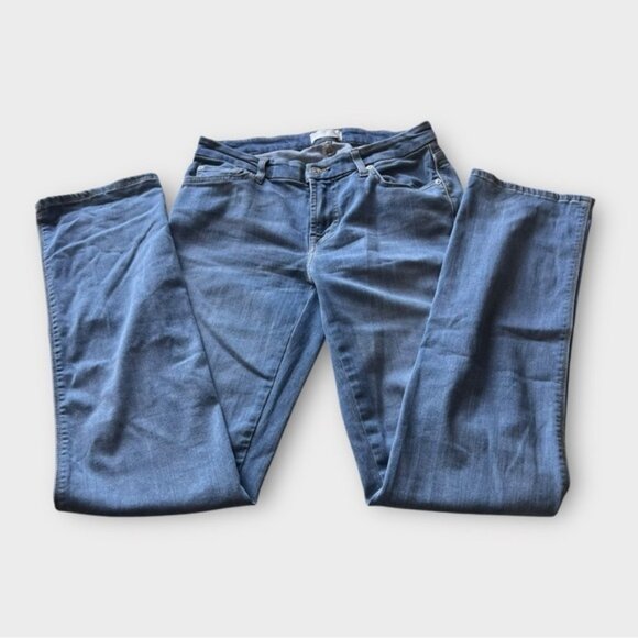 for all mankind Kimmie jeans  straight leg 27 strechy sexy mid rise medium - Picture 4 of 15